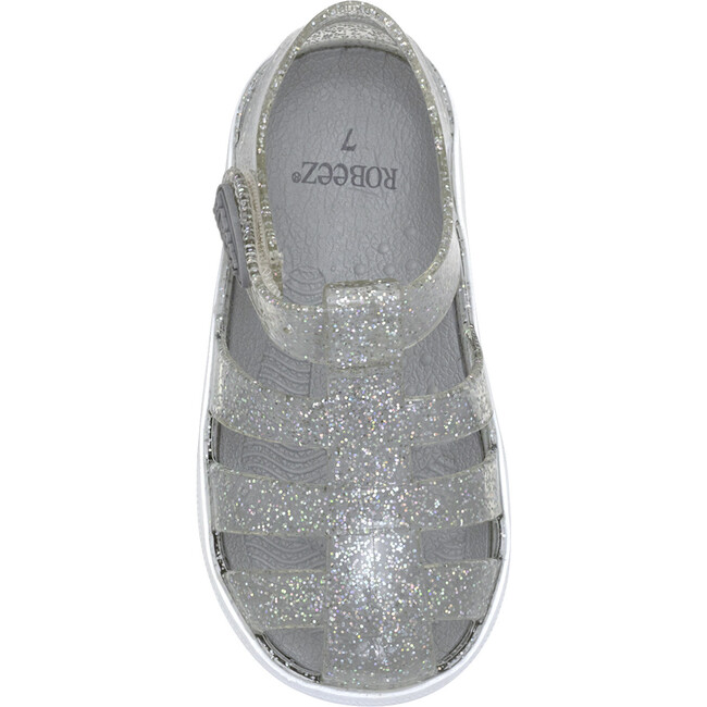 Elite Glitz Silver Jellies - Sandals - 6