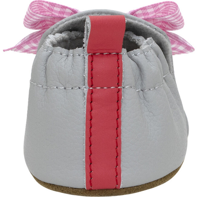 Cherry Cute Grey Soft Sole - Crib Shoes - 4