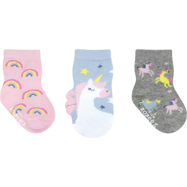 Believe in Magic Assorted Pastel 3pk Sock