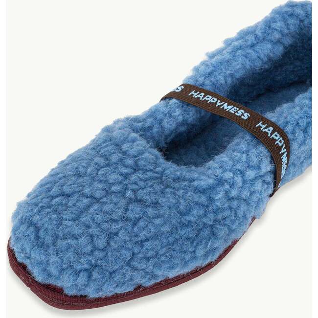 Women's Merino Wool Slippers, Ice Blue