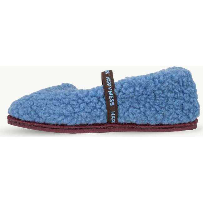 Women's Merino Wool Slippers, Ice Blue - Slippers - 3
