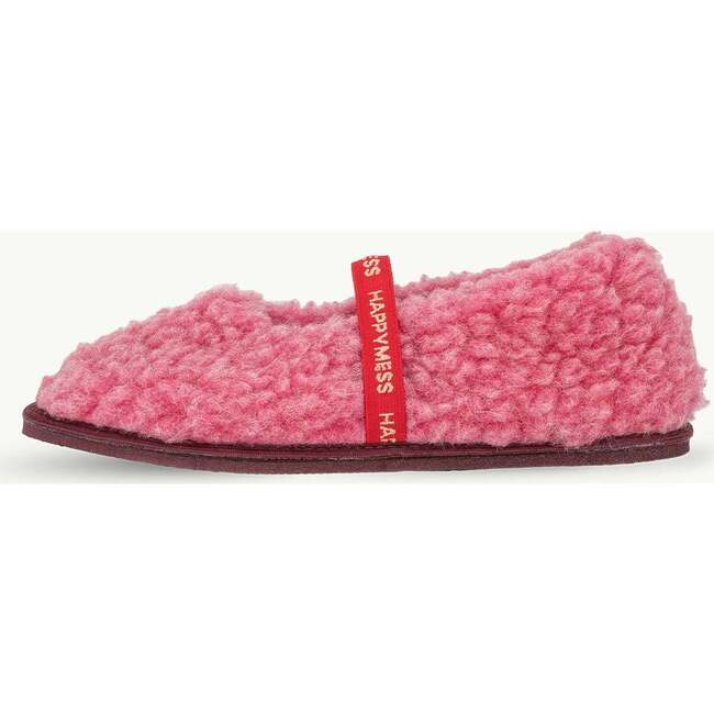 Women's Merino Wool Slippers, Dusty Pink - Slippers - 3