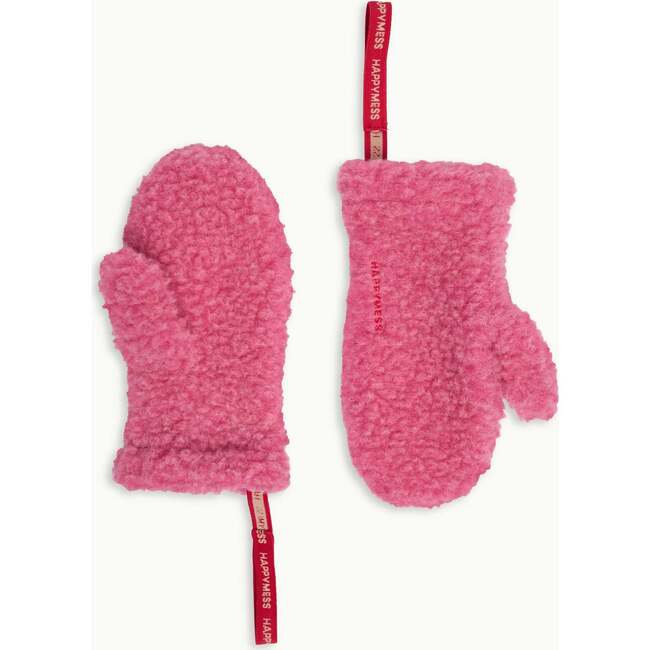 Children's Merino Wool Mittens, Dusty Pink 6y+