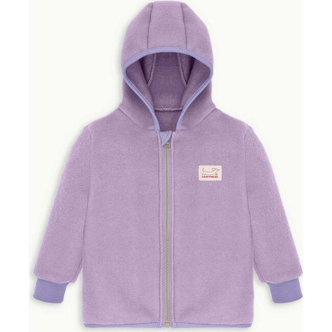 Children's Merino Wool Jacket, Lilac