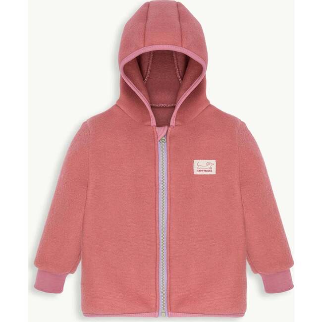 Children's Merino Wool Jacket, Cinnamon