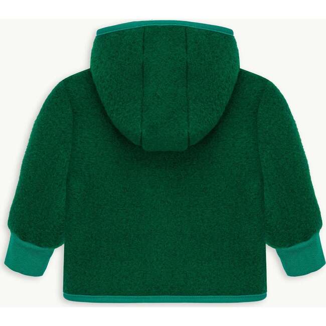 Children's Merino Wool Jacket, Forest Green