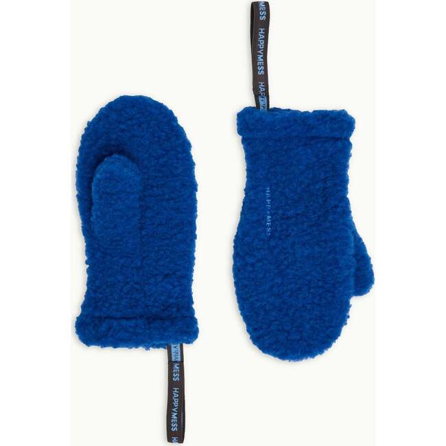Adult Merino Wool Mittens, Cobalt
