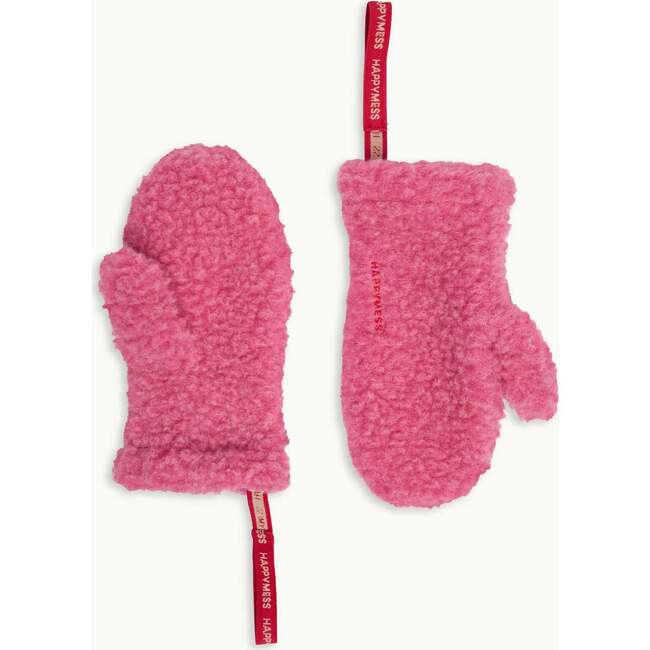 Adult Merino Wool Mittens, Dusty Pink