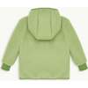 Children's Merino Wool Jacket, Green Pea - Jackets - 3 - thumbnail