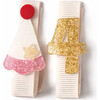 Little Party Hat Number 4 Hair Clips - Hair Accessories - 1 - thumbnail