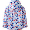 Sailboat Rain Jacket, Blue - Jackets - 2