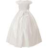 Pearl-Trim Havenelle Dress, White - Dresses - 3