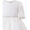Vasonette Pearl-Embellished Dress, White - Dresses - 4