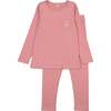 Stitched Graphic PJ, Pink - Pajamas - 1 - thumbnail