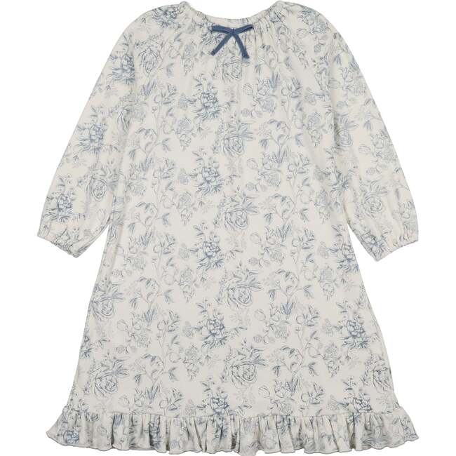Toile Nightgown, Blue