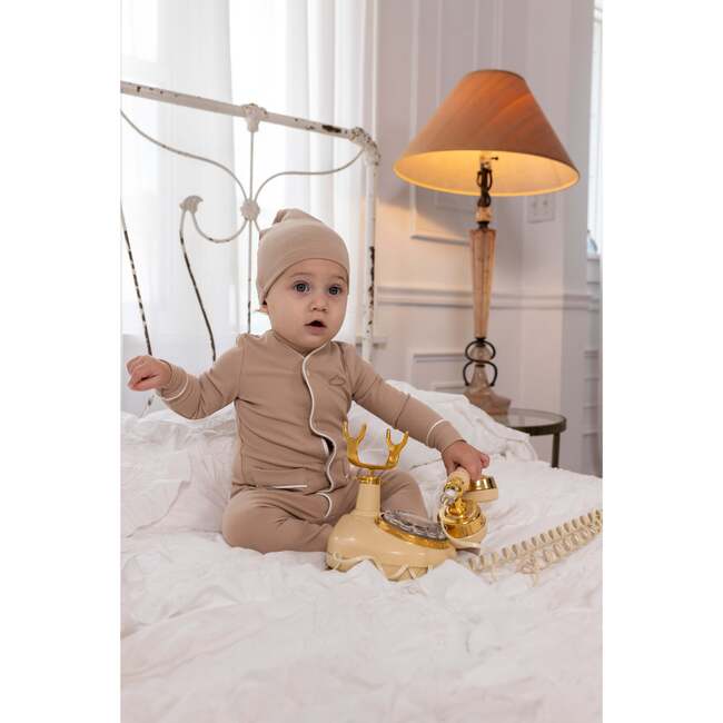 Ribbed Grandpa Footie, Cocoa