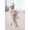 Petit Pouf Footie, White/Blue - Footie Pajamas - 2