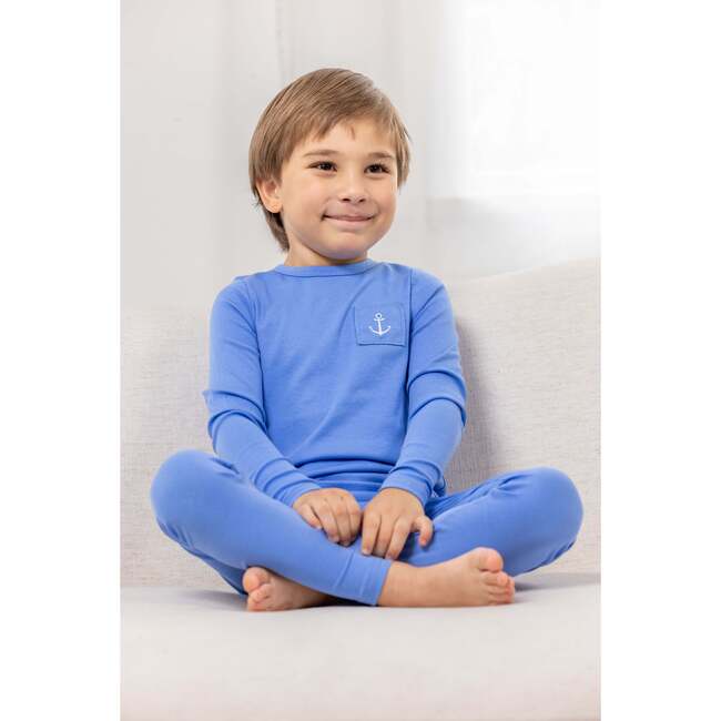 Stitched Graphic PJ, Blue