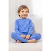 Stitched Graphic PJ, Blue - Pajamas - 2