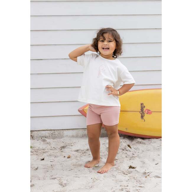 Oversized Tee Set, Pink - Mixed Apparel Set - 3