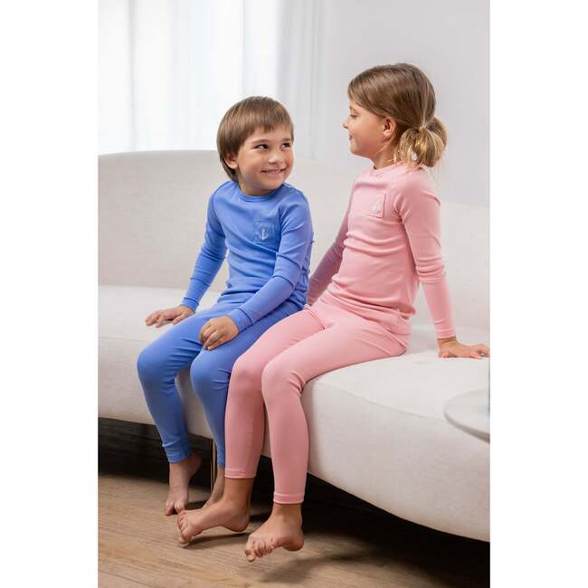 Stitched Graphic PJ, Pink - Pajamas - 3