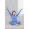 Stitched Graphic PJ, Blue - Pajamas - 3