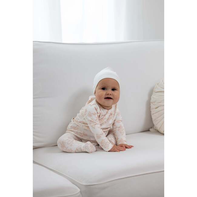 Toile Footie, Pink - Footie Pajamas - 3