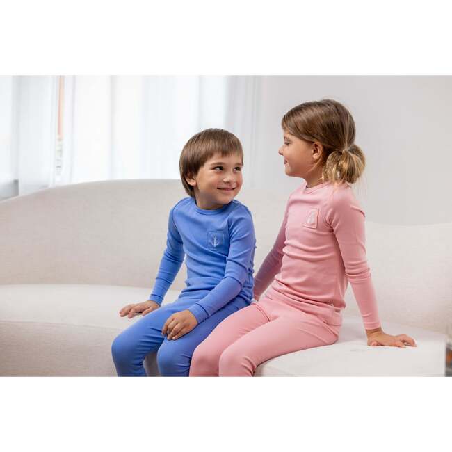 Stitched Graphic PJ, Pink - Pajamas - 4