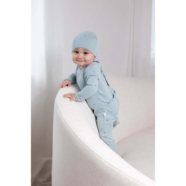 Mini Bird Footie, Green - Footie Pajamas - 4