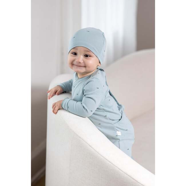 Mini Bird Footie, Green - Footie Pajamas - 5