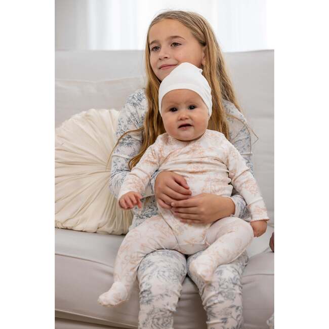 Toile Footie, Pink - Footie Pajamas - 5