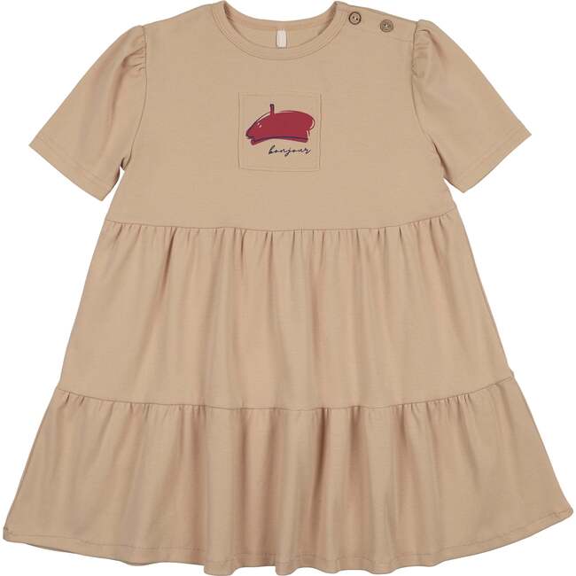 French Dress, Beige