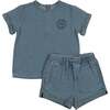 Denim Boy Set, Blue - Mixed Apparel Set - 1 - thumbnail