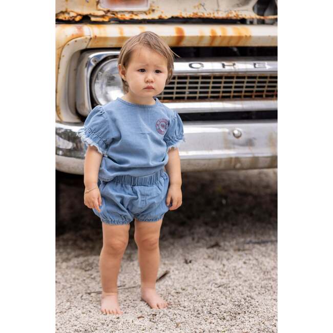 Denim Girl Set, Blue
