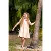 French 3/4 Sleeve Dress, Beige - Dresses - 2 - thumbnail