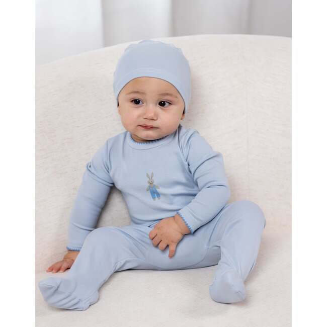 Bunny Graphic Footie, Blue