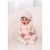 Bunny Graphic Footie, Blush - Footie Pajamas - 3