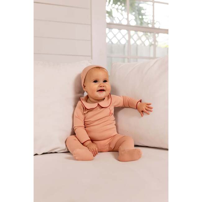 French Grandpa Footie, Pink - Footie Pajamas - 3