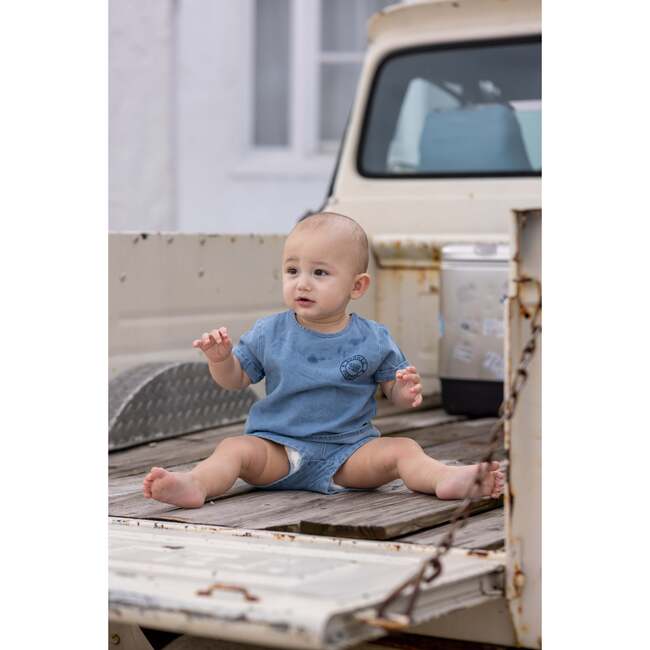 Denim Boy Set, Blue - Mixed Apparel Set - 3