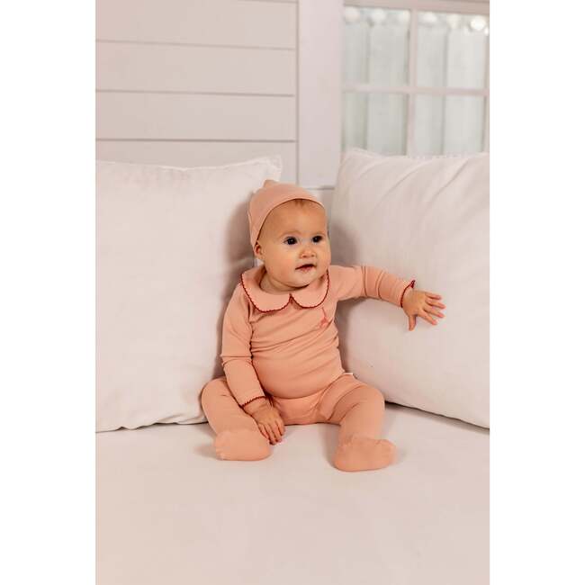 French Grandpa Footie, Pink - Footie Pajamas - 4