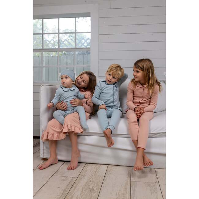 French Grandpa PJ, Blue - Pajamas - 6