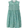 BONPOINT Fabiola Dress, Emerald - Dresses - 1 - thumbnail