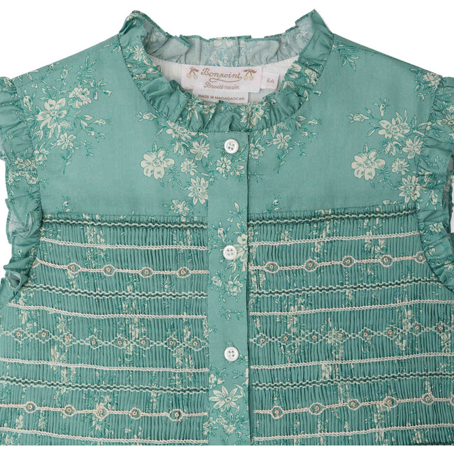 BONPOINT Fabiola Dress, Emerald