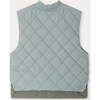 BONPOINT Leo Puffer Vest, Blue Sea - Vests - 3 - thumbnail