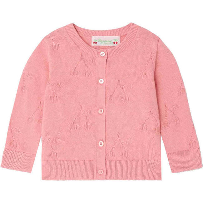 BONPOINT Teyana Baby Cardigan, Rose Bonbon