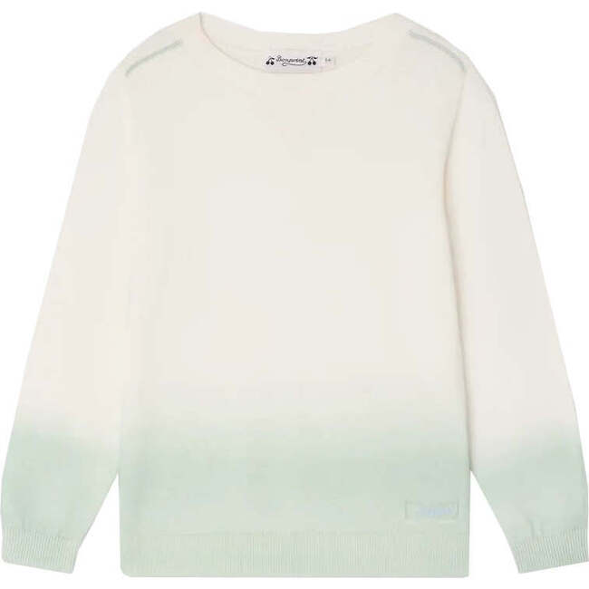 BONPOINT Tahar Ombre Sweater, Celadon Green