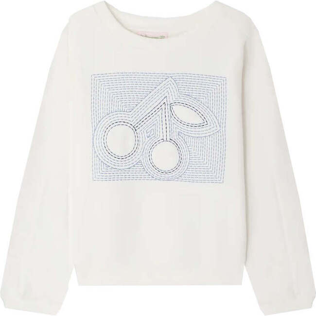 BONPOINT Gena Embroidered Cherry Sweatshirt