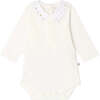 BONPOINT Julliet Bodysuit, Blanc Lait - Onesies - 1 - thumbnail