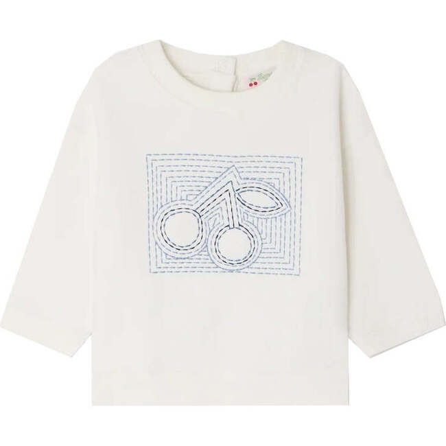 BONPOINT Dahlia Sweatshirt, Blanc Lait