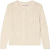 BONPOINT Leonita Cardigan, Ecru - Cardigans - 1 - thumbnail
